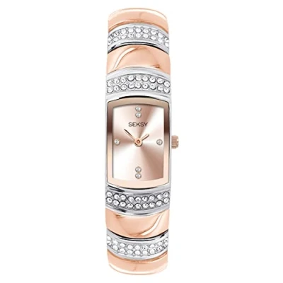 Image of Sekonda Seksy Ladies Watch with Two Tone Bracelet 40067