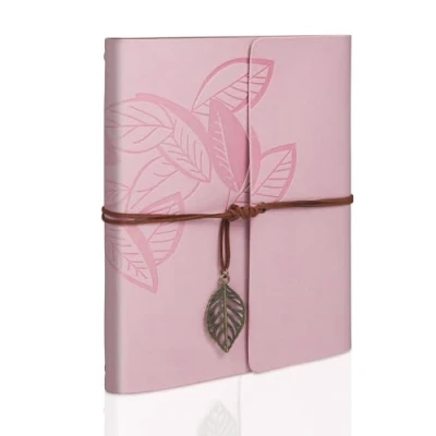 Image of ZEEYUAN Photo Albums Scrapbooking DIY Memory Book Leaf Soft Leather Scrapbook Album Family Wedding Special Christmas Valentines Birthday Gifts Unique Present for Women…