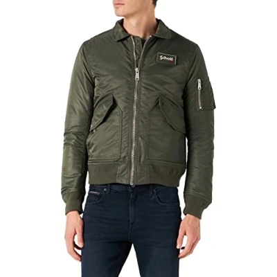 Image of Schott NYC Unisex CWU Original Eco Jacket, Sage Khaki, S
