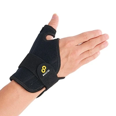 Image of BRACOO Thumb &amp; Wrist Support Brace with Stabilizer Splint for Arthritis, Tendonitis, Trigger Finger, Carpal Tunnel Pain Relief and Sprain, Fits Right Left Hand, TP32