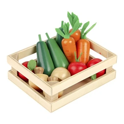 Image of Tidlo Wooden Winter Vegetables Play Food Set, 15 x 12 6 cm