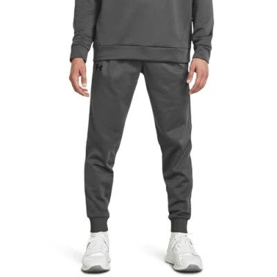 Image of Under Armour Men&#039;s Armourfleece Jogger, (025) Castlerock / Black, Large Tall