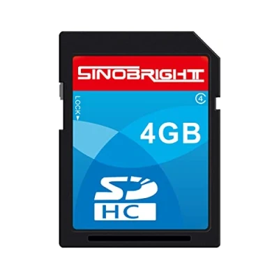 Image of SD Card 4GB SDHC Class 4 Flash Memory GB Digital Camera Cards 1Pack