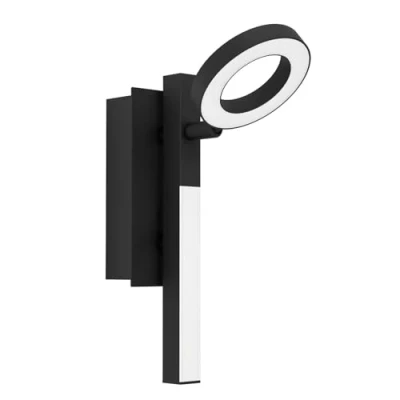 Image of EGLO Cardillio 2 LED downlight black with one Ring