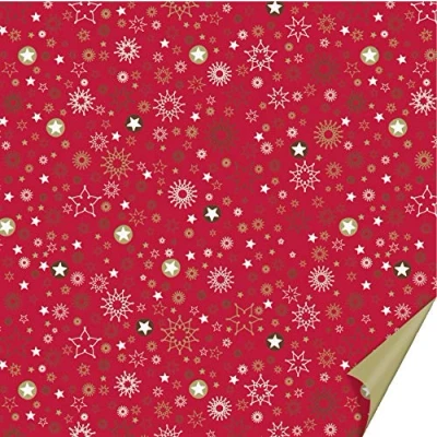 Image of Heyda 204875557 Folding Sheets (Curlie &amp; Stardust) 15 x cm Stardust Red