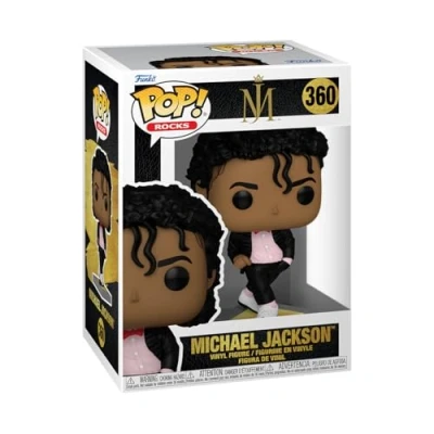 Image of Funko POP! Rocks: Michael Jackson (Billie Jean) Collectable Vinyl Figure Gift Idea Official Merchandise Toys for Kids &amp; Adults Music Fans Model Collectors and Display