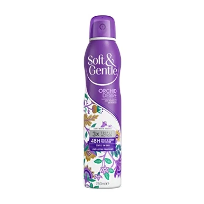 Image of Soft &amp; Gentle Orchid Desire Anti Perspirant Deodorant Spray 250ml