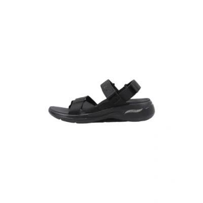 Image of Skechers Women&#039;s GO Walk Arch Fit Sandal Attract Black Textile UK 6