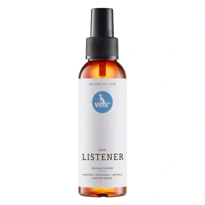 Image of animaux vimi ear CLEANER Good Listener SPRAY for sensitive dog ears care with camomile, calendula &amp; witch hazel thorough mild cleaning 100 ml