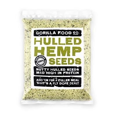 Image of Gorilla Food Co. Organic Hulled (Shelled) Hemp Seeds 100g