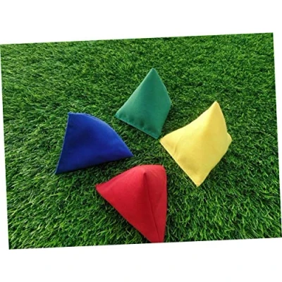 Image of Sports Pyramid Bean Bags Throwing Catching Play PE Garden Games Juggling Pk 4