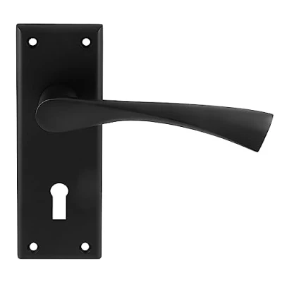 Image of Carlisle Brass Serozzetta Venti Lever On Backplate Lock 57mm c/c