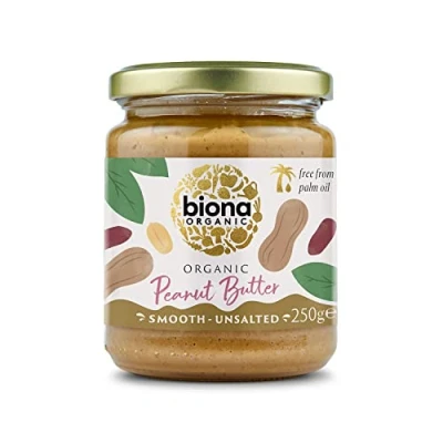 Image of Biona Organic Smooth Peanut Butter, 250g