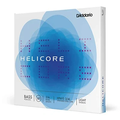 Image of D&#039;Addario Helicore 3/4 Scale Light Tension Pizzicato Bass String Set