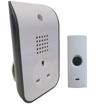 Image of Unicom 62202 Uni Com Curve Plug Through Door Chime, White