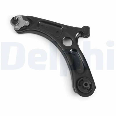 Image of 54500F2000, 54500J9000 Suspension Arm DELPHI TC4466 with ball joint Left, Front Axle Trailing Sheet Steel