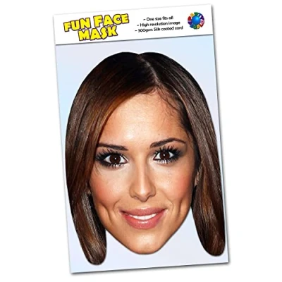 Image of Party People 1 x Cheryl Cole Celebrity Face Mask Ready To Wear C