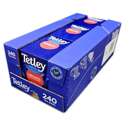 Image of Tetley Round Tea Bags 3 Packs of 240