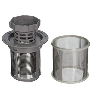 Image of UTIZ Dishwasher Mesh Micro Filter For Bosch SGE SGI SGS SGV SHV SRS Neff S Siemens SE SF Series 3 Piece Drain Grey