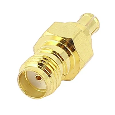 Image of sourcing map Gold Plated SMA Female to MCX Male Coaxial RF Adapter Connector