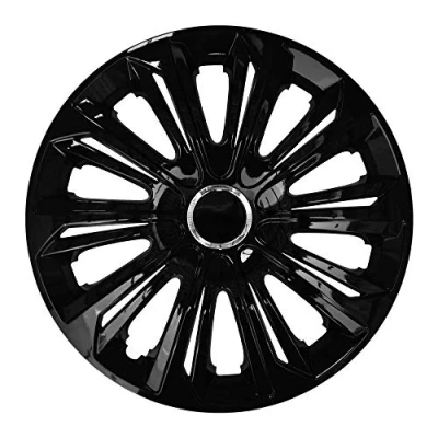 Image of Centurion Extra Strong Wheel Trims 15 Inch Black Varnished Set of 4