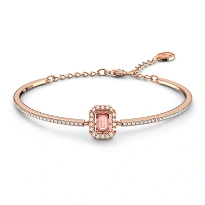 Image of Swarovski Millenia Bangle Famor Bracelet, Women&#039;s, Size: One Size, Pink
