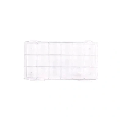 Image of Craftelier Organization and Storage Box with 18 Compartments for Storing Accessories Materials of Scrapbooking Crafts Size Approx. 28.8 x 11.5 3 cm (8.19&quot; 4.53&quot; 1.18&quot;)
