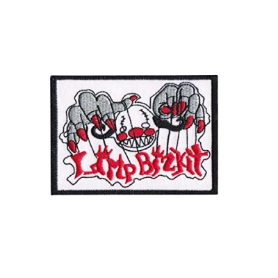 Image of Limp Bizkit Clown Nu Metal Band Patch Badge Embroidered Iron on Applique Souvenir Accessory