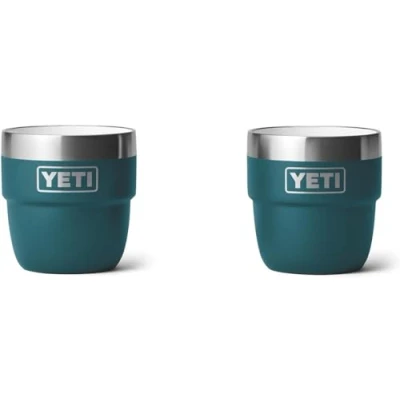 Image of YETI Rambler 4 Oz Espresso Cups 2 Pack Agave Teal