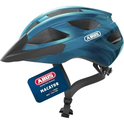 Image of ABUS Macator road bike helmet sporty for beginners also pigtail wearers men and women