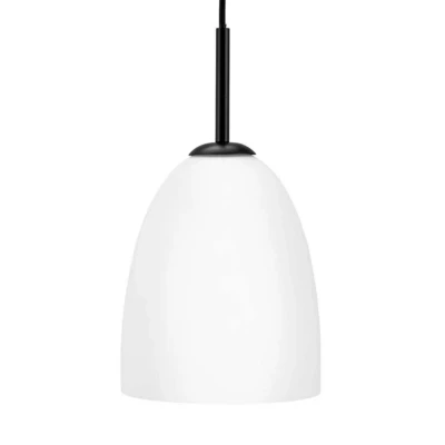 Image of Dyberg Larsen Jazz pendant light opal/black 18 cm