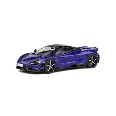Image of Solido 421438205 1:43 MCLAREN 765 LT PURPLE 2020 Model Car