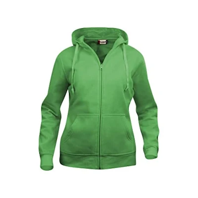 Image of CliQue Women&#039;s Ladies Basic Full Zip Hoody Hoodie, Green (Apple ), XL UK