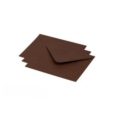 Image of Clairefontaine Ref 60123C Pollen Envelopes (Pack of 20) 125 x 138mm Sized, 120gsm Paper, Gummed Seal, Inkjet &amp; Laser Printer Compatible, Acid Free Cocoa