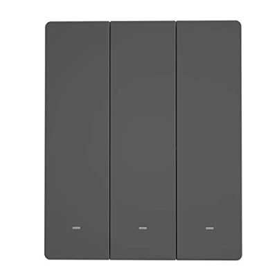 Image of SONOFF Smart Mechanical Switch Light Switch, 2.4GHz WiFi 3 Gang, Neutral Wire Required, Alexa Compatible with and Google Home, M5 80 Type, 3C