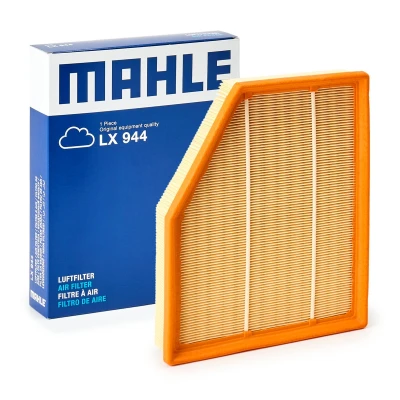 Image of 76626030 Air Filter MAHLE ORIGINAL LX 944 47,3mm 231mm 294,2mm Insert BMW: 6 Coupe, 5 Saloon, Touring
