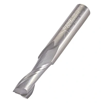 Image of Trend CNC Two Flute Up Cut Router Cutter, 8mm Shank, Diameter &amp; 22mm Length, Solid Tungsten Carbide, CNC/009X8STC