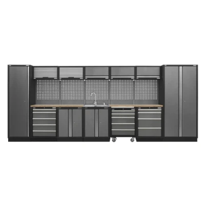 Image of Sealey Superline Pro 4.9m Storage System, Pressed Wood Worktop