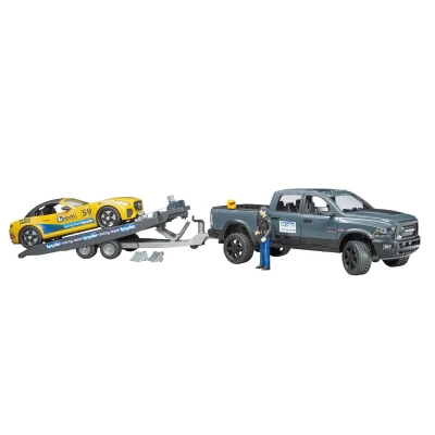 Image of Bruder RAM 2500 Power Wagon and Roadster Racing Team 1:16 Toys