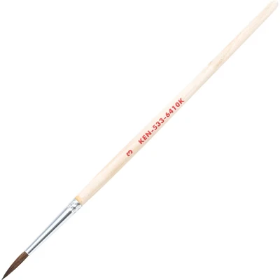 Image of 5x Kennedy Point Artist Brush, Hair Bristle, No.3