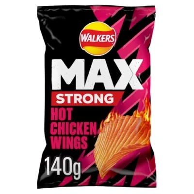 Image of Walkers Max Hot Chicken Wings 140G