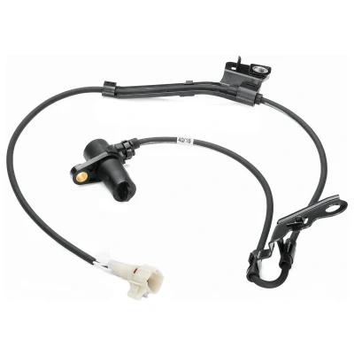 Image of 8954202050 ABS Sensor HELLA 6PU 230 040 711 Front Axle with holder Inductive 2 pin connector TOYOTA: Corolla Verso, IX Hatchback