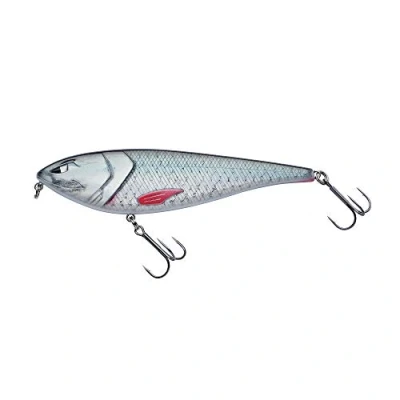 Image of Berkley Zilla Glider, Fishing Hook, Hard Lures, Slow Sinking Glide Bait, Fusion 19 Treble Hooks, Erratic Action, extreme Loud Rattle, Lead Free PredatorFishing, Pike, Unisex, Roach, 18g 100mm