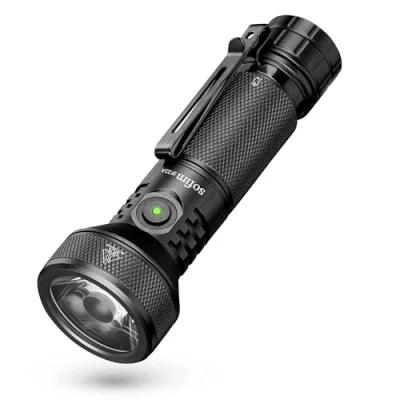 Image of Sofirn IF22A Led Torch, Powerful Thrower Flashlight with 2100 lumens 697m Max, Rechargeable SFT40 LED, TIR Lens, Discharge Function, Super Bright EDC Light for Outdoor