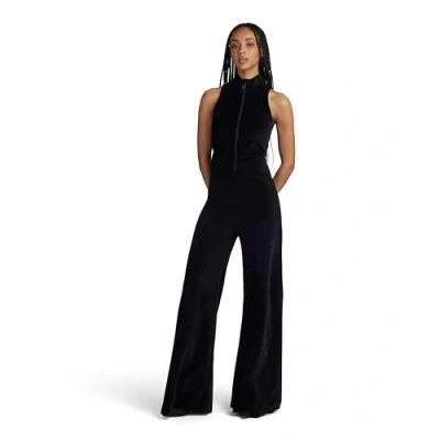 Image of G STAR RAW Women&#039;s Velvet Jumpsuit , black (dk D23519 D428 6484), XS