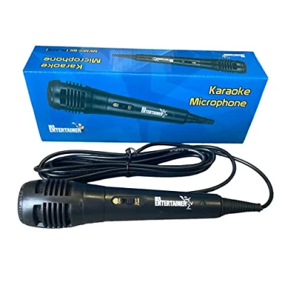 Image of Mr Entertainer Karaoke Dynamic Wired Microphone. Perfect for use with all Machines (Black)