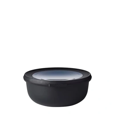 Image of Mepal Multi Bowl Cirqula Rectangular Food Storage Container with Lid Suitable as Airtight Box for the Fridge &amp; Freezer, Microwave Servable Dish 750 ml Nordic black