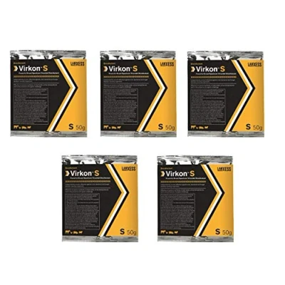 Image of Virkon S Disinfectant Sachet x 50g. Pack of 5 Sachets