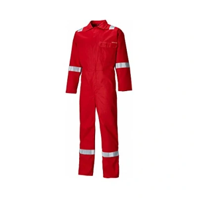 Image of Dickies Mens Everyday Flame Retardant Taped Coverall (46R) (Red)