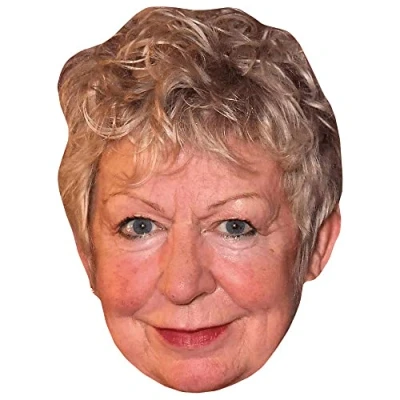 Image of Joanna Bacon (Short Hair) Celebrity Mask, Flat Card Face, Fancy Dress Mask